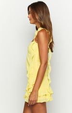 Caspian Yellow Chiffon Top Image