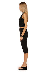 City Lights Black Jersey Capri Pants Image