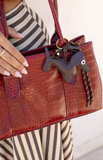 Dachshund Braided Bag Charm Image