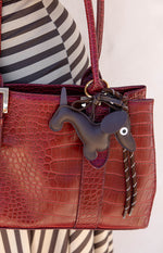 Dachshund Braided Bag Charm Image