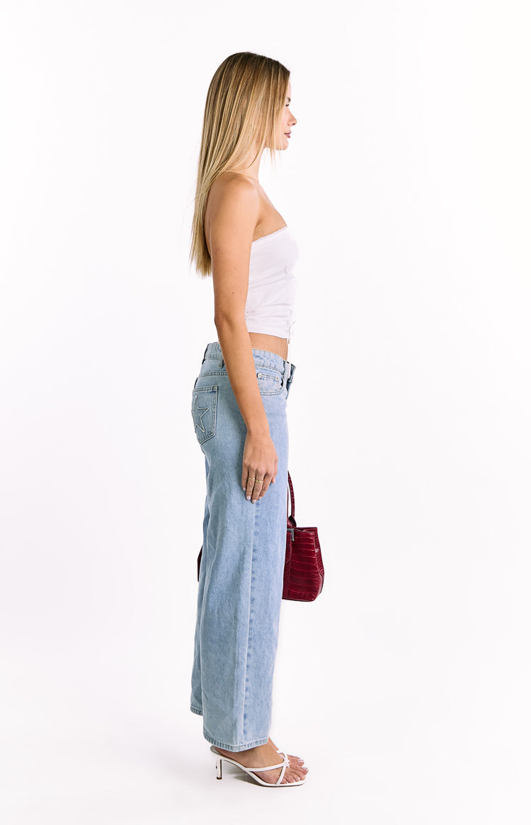 Dakota White Strapless Top Image
