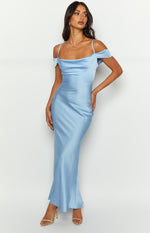 Darby Light Blue Maxi Formal Dress Image