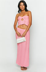 Deni Pink Knit Top Image