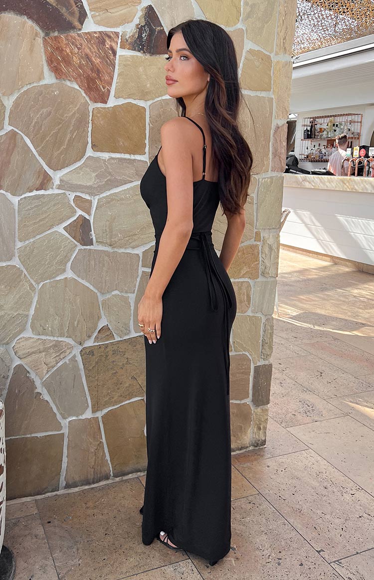 Dilara Black Maxi Dress Image
