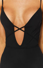 Dilara Black Maxi Dress Image