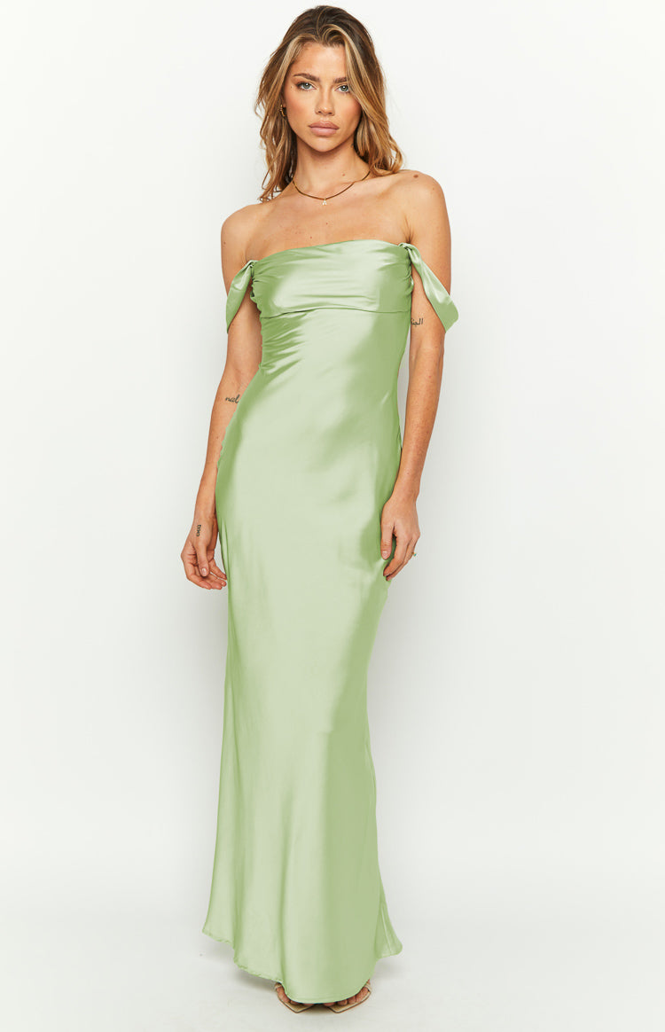 Ella Sage Off Shoulder Formal Maxi Dress Image