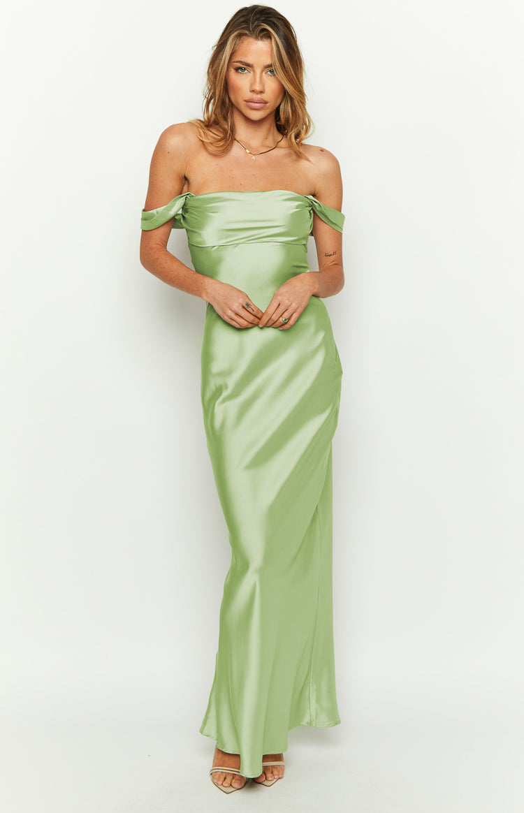 Ella Sage Off Shoulder Formal Maxi Dress Image