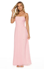 Flossie Pink Maxi Sleeveless Dress Image