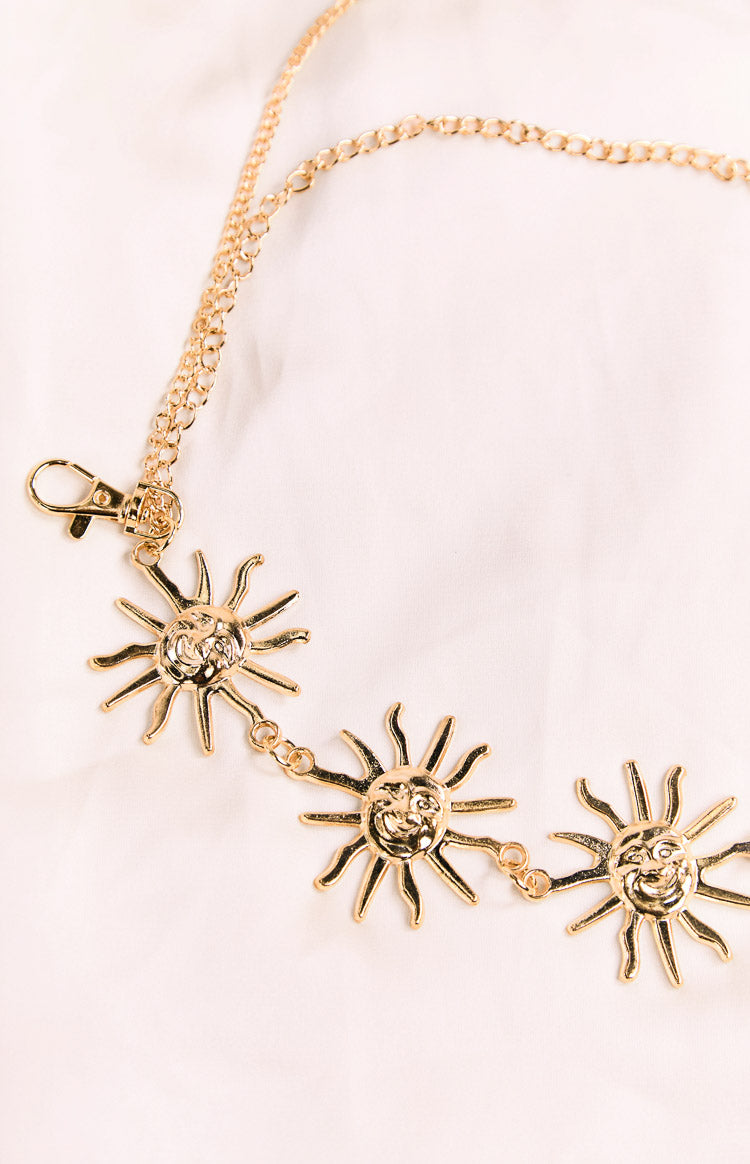 Gold Multi Chain Star Belt Image