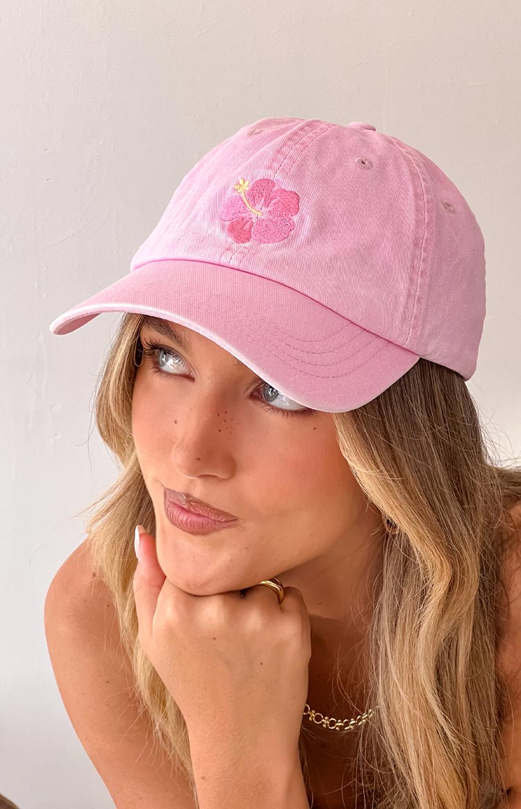 Hibiscus Pink Washed Cap (FREE over $180)