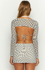 High Volume Star Print Top and Bolero Image