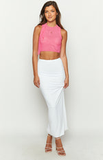 Hue Pink Butterfly Crop Top Image