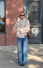 It Girl Sand Faux Fur Jacket - PRE ORDER Image