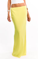 Jacqulin Yellow Maxi Skirt