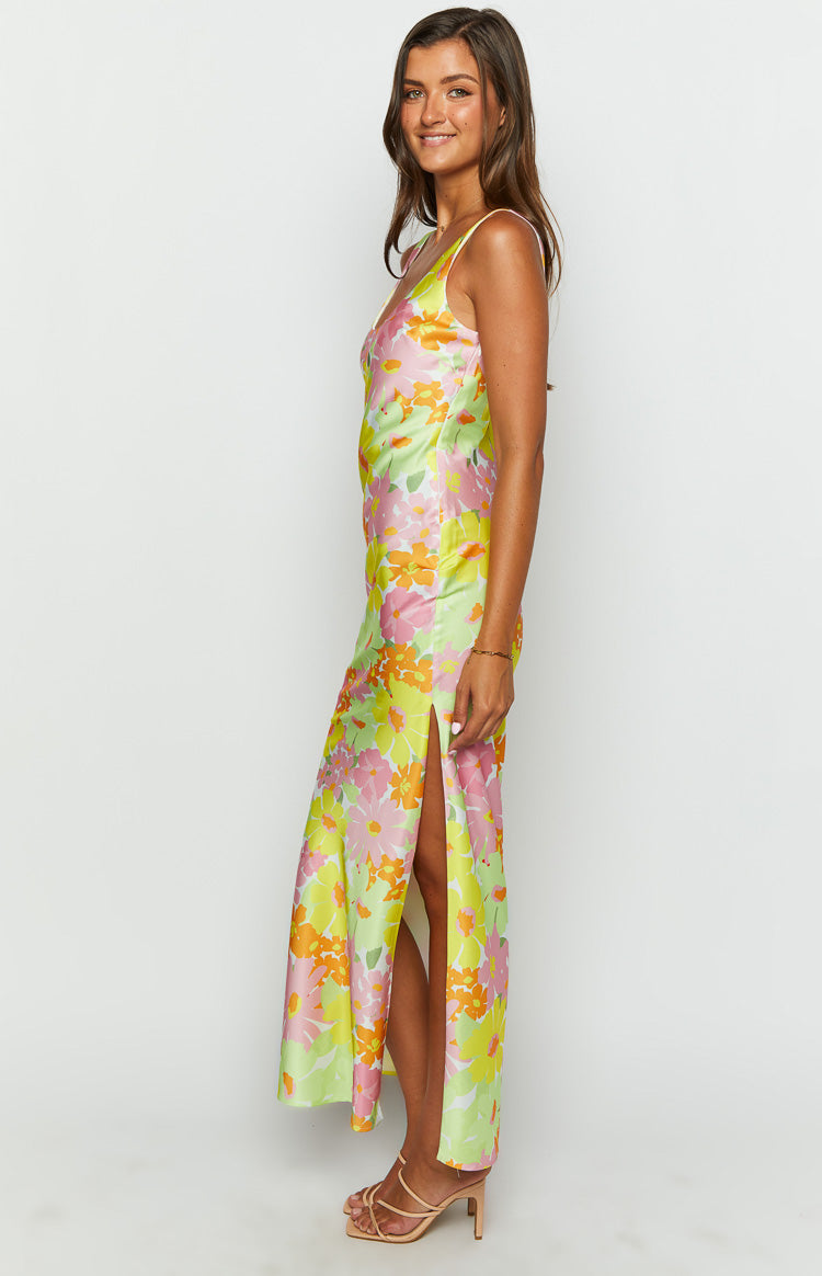 Jovie Yellow Floral Maxi Dress Image