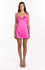 Joyce Hot Pink Mini Dress Image