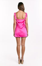 Joyce Hot Pink Mini Dress Image