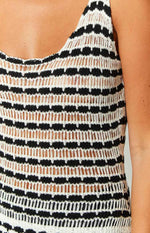 Julane Black Knit Maxi Dress Image