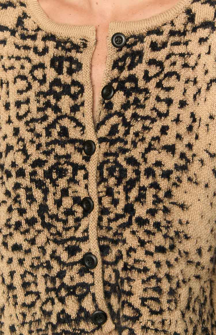 Kahli Leopard Print Cardigan Image