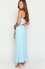 Kain Blue Strapless Maxi Dress Image