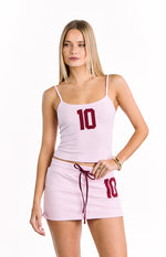 Karey Pink Jersey Top Image