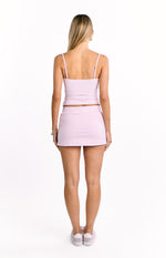 Karey Pink Jersey Top Image