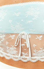 Kasy White Lace Tube Top Image