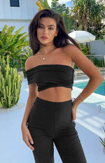 Kylah Black Off Shoulder Top Image