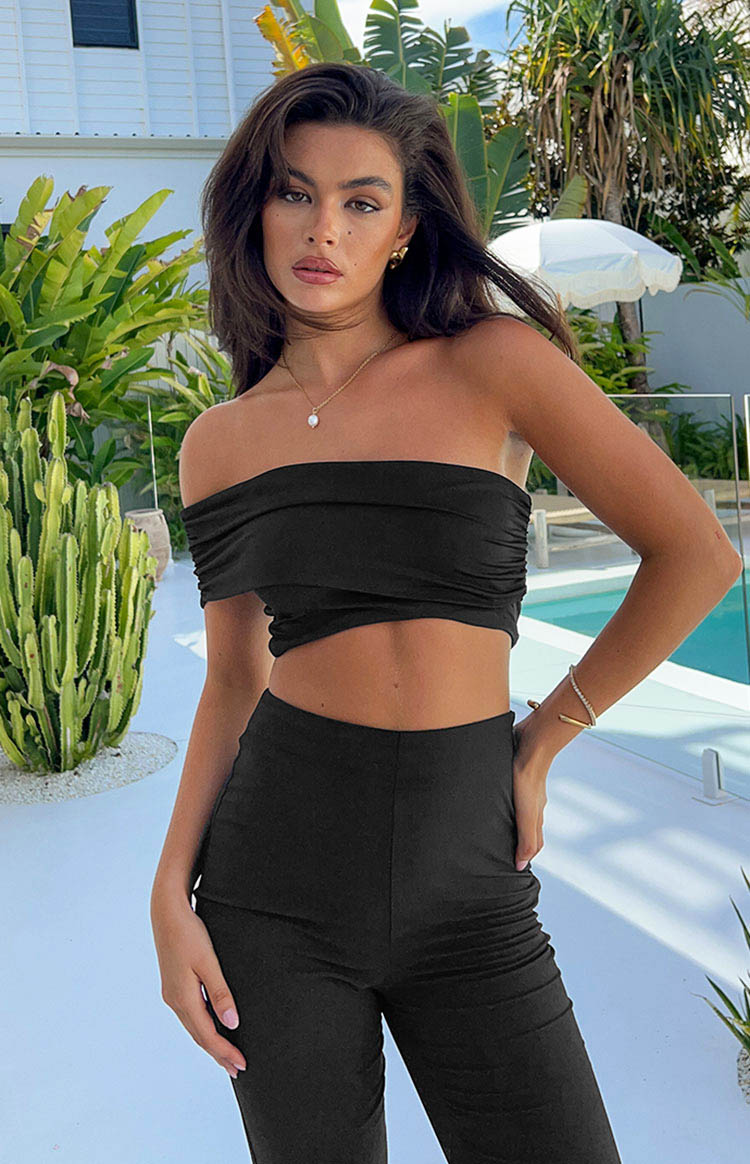Kylah Black Off Shoulder Top Image