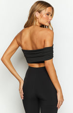 Kylah Black Off Shoulder Top Image