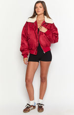 Lioness Carla Mulberry Puffer Jacket Image