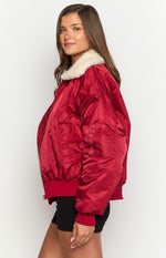 Lioness Carla Mulberry Puffer Jacket Image