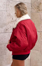 Lioness Carla Mulberry Puffer Jacket Image