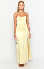 Lailani Yellow Corset Maxi Dress Image