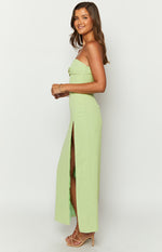 Lenora Green Strapless Maxi Dress Image