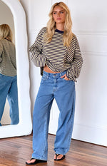 Levi's® Own it Stone Women's Baggy Dad Jeans Image