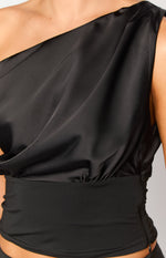 Linkin Black Off The Shoulder Crop Top Image