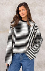 Lioness Bloom Onyx Stripe Long Sleeve Top Image