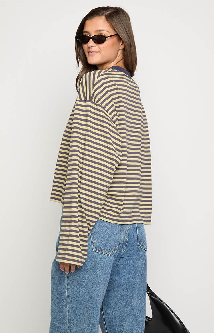 Lioness Bloom Beige Long Sleeve Top Image