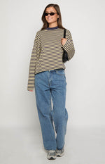 Lioness Bloom Beige Long Sleeve Top Image