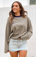 Lioness Bloom Beige Long Sleeve Top Image