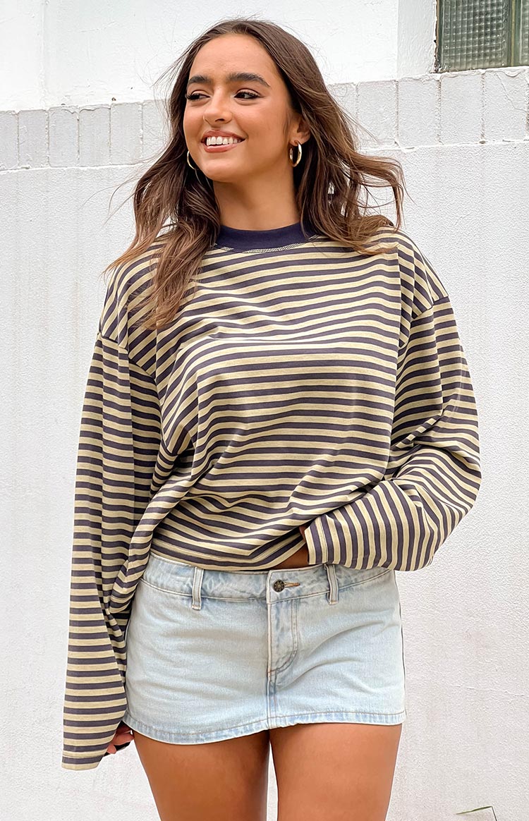 Lioness Bloom Beige Long Sleeve Top Image