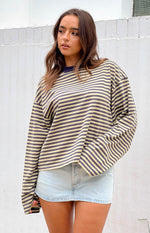 Lioness Bloom Beige Long Sleeve Top Image