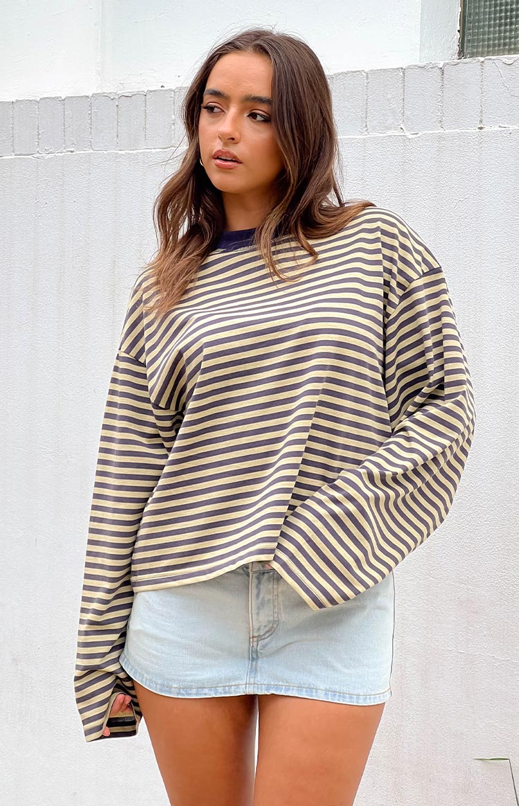 Lioness Bloom Beige Long Sleeve Top Image