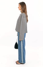 Lioness Bloom Onyx Stripe Long Sleeve Top Image