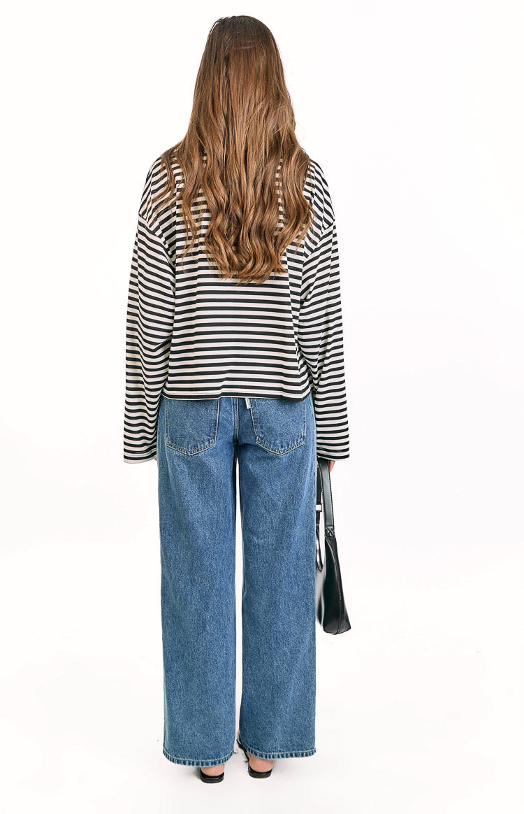 Lioness Bloom Onyx Stripe Long Sleeve Top Image