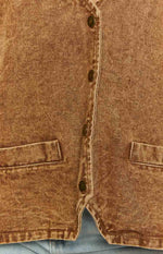 Lioness Hills Halter Stonewash Top Image