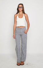 Lioness Top Model Navy Stripe Jean Image