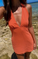 Louisiana Orange Mini Dress Image