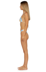 Love From Janet Holiday Print Triangle Bikini Top Image